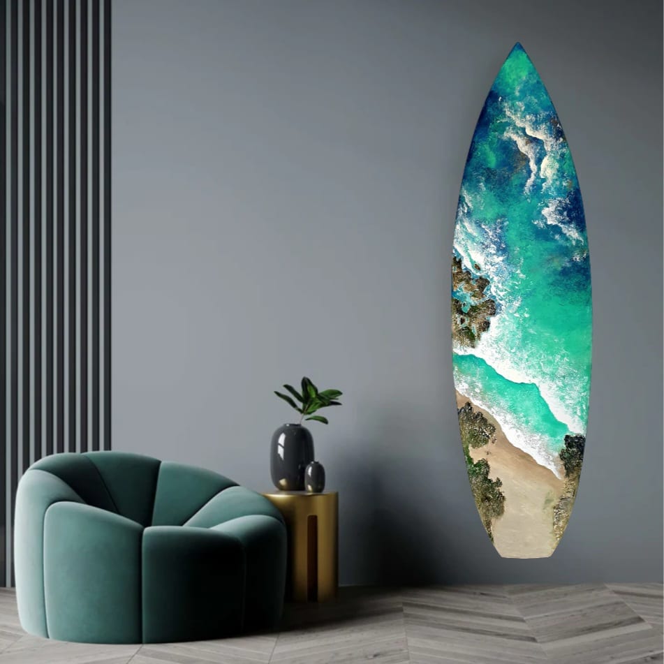 Resin Art and Surfboards