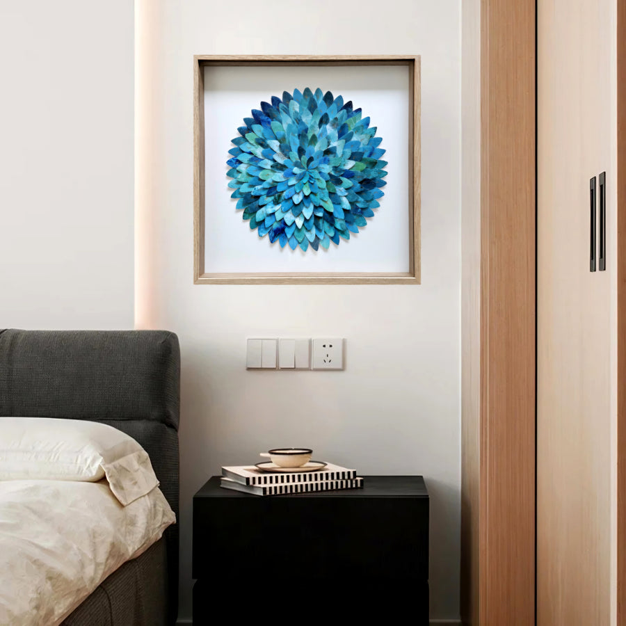 Paper abstract artwork 'Ocean Blooms'