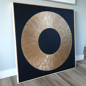 Acrylic abstract artwork  'Golden Eye'