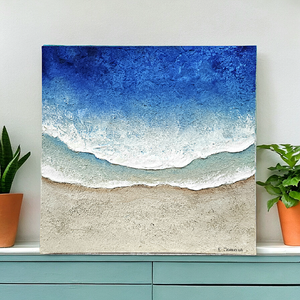 Acrylic ocean artwork 'Ocean Blues'