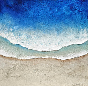 Acrylic ocean artwork 'Ocean Blues'