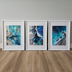 Set of 3 Ocean Prints - 3x A3