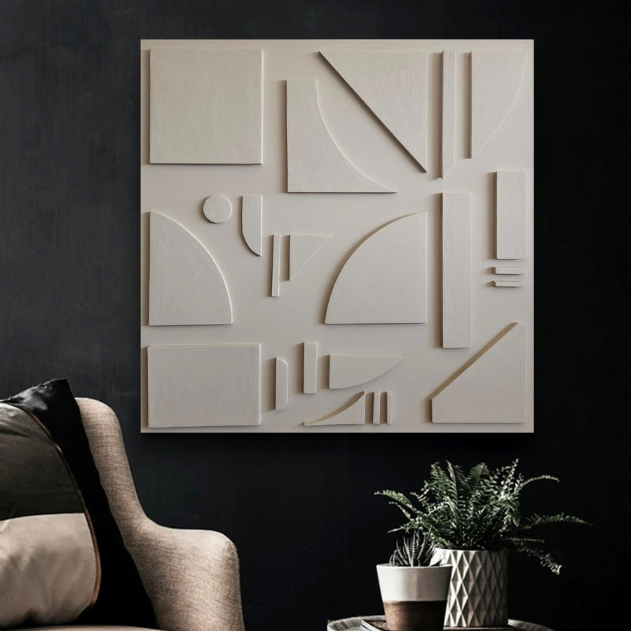 Acrylic abstract artwork 'Geometrical N.4'