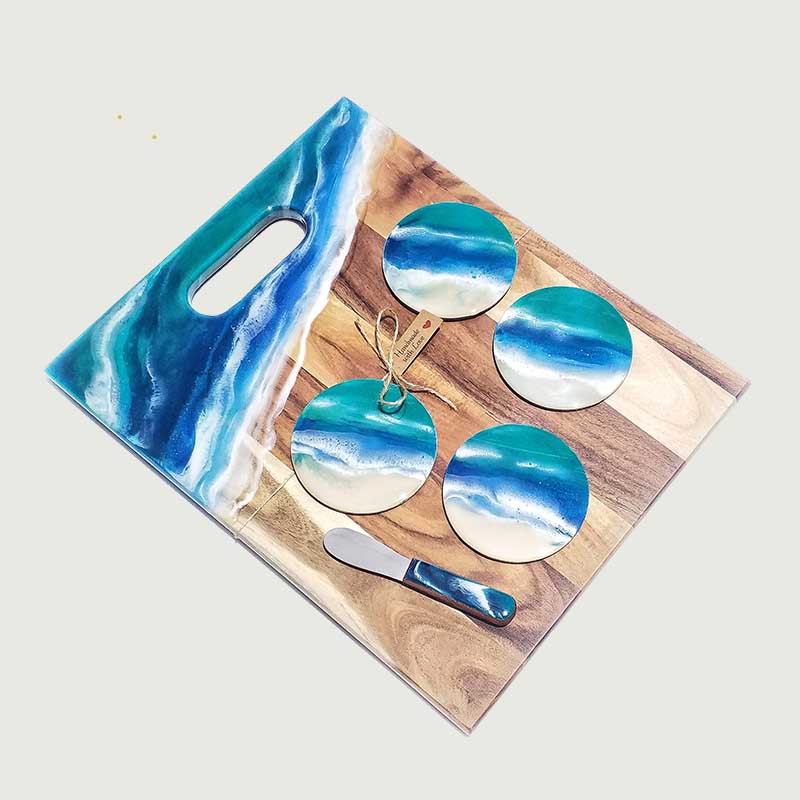 Eva Johnova Art Cheese board