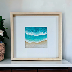 Acrylic ocean artwork 'Beach Day'