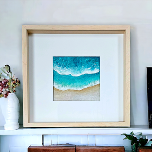 Acrylic ocean artwork 'Beach Day'