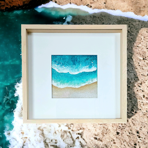 Acrylic ocean artwork 'Beach Day'