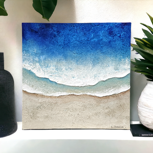 Acrylic ocean artwork 'Ocean Blues'