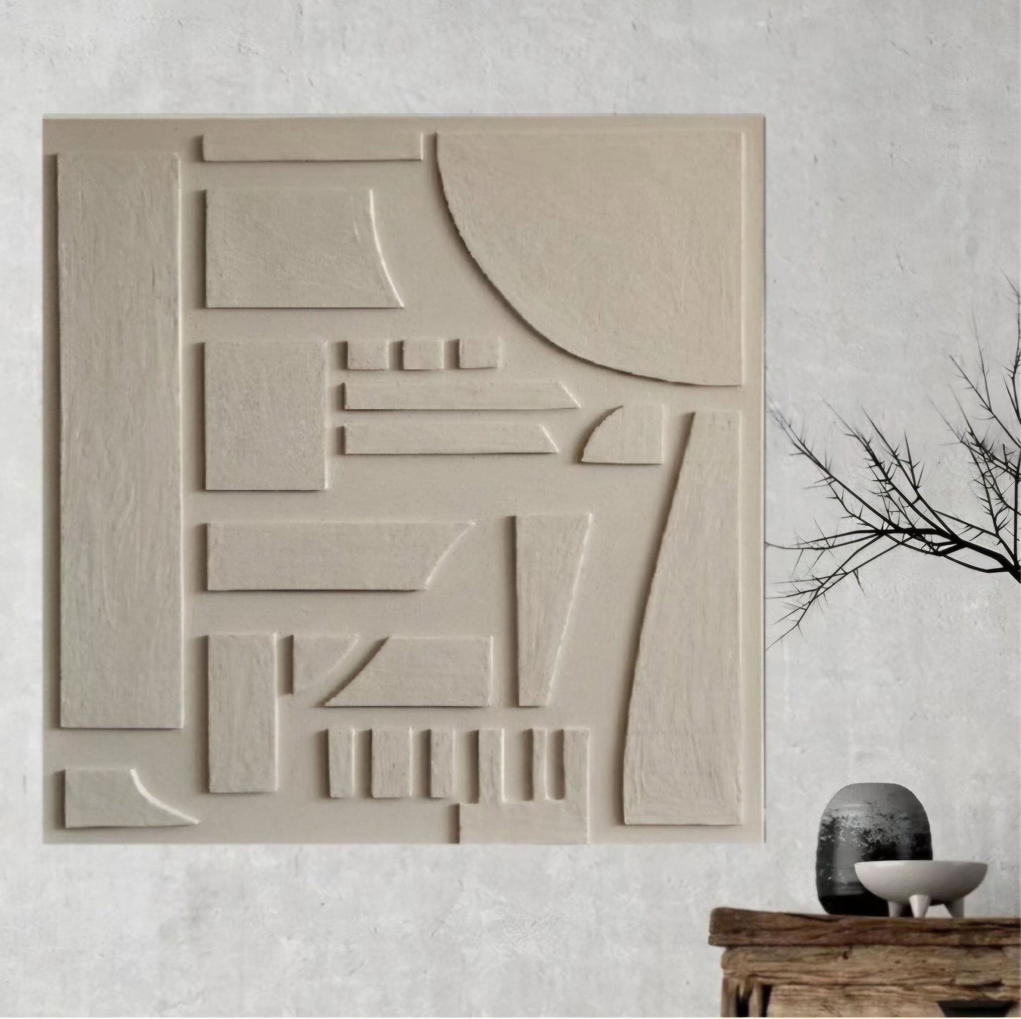 Acrylic abstract artwork 'Geometrical 1'