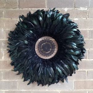 Modern tribal juju hat wall decoration