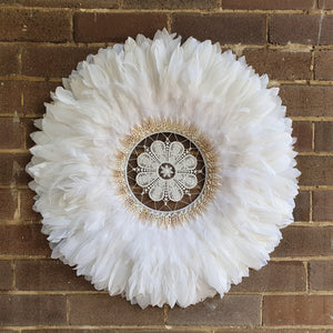 Modern tribal juju hat wall decoration