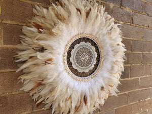 Modern tribal juju hat wall decoration