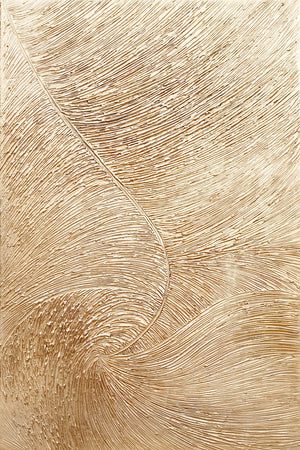 Acrylic abstract artwork  'Gold Fern'