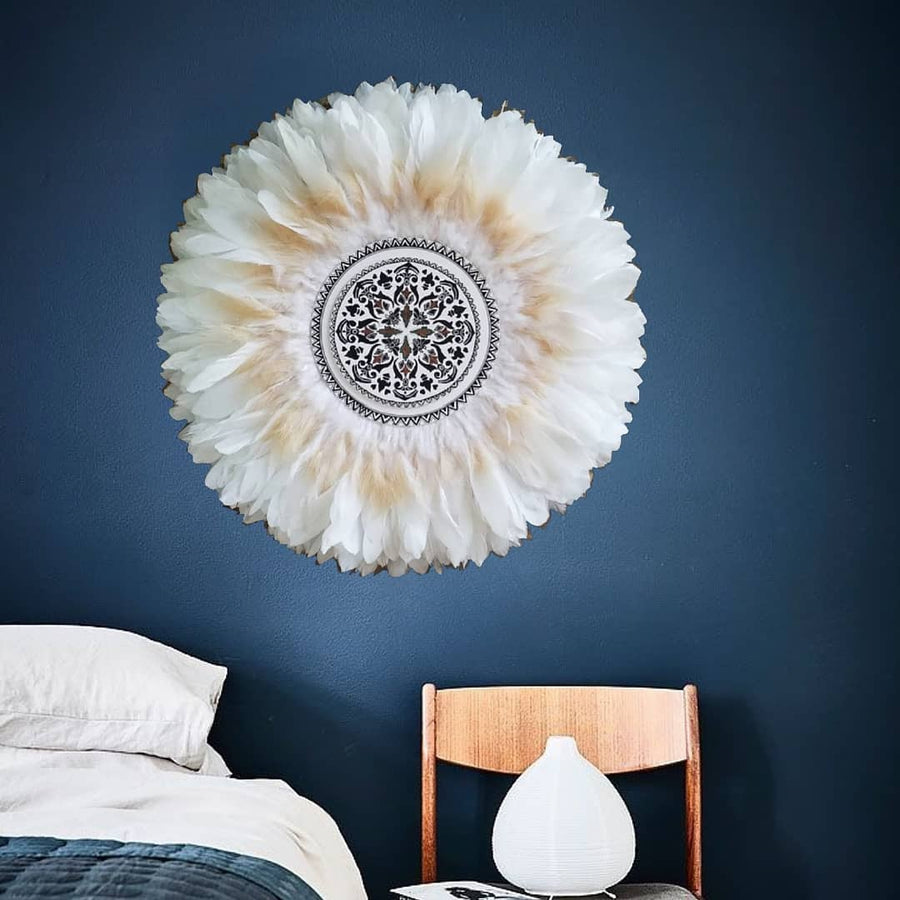 Modern tribal juju hat wall decoration