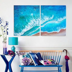 Acrylic and resin abstract artwork  'Beauty of the Ocean '