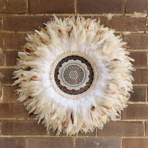 Modern tribal juju hat wall decoration