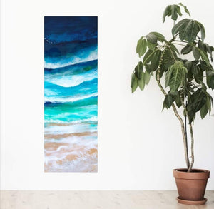 Resin abstract artwork ''Rolling Waves"