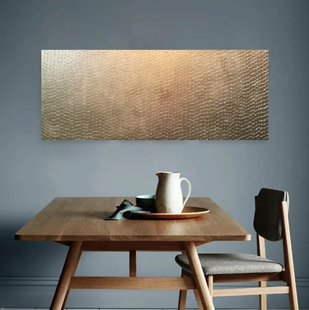 Acrylic abstract artwork  'Goldfish'