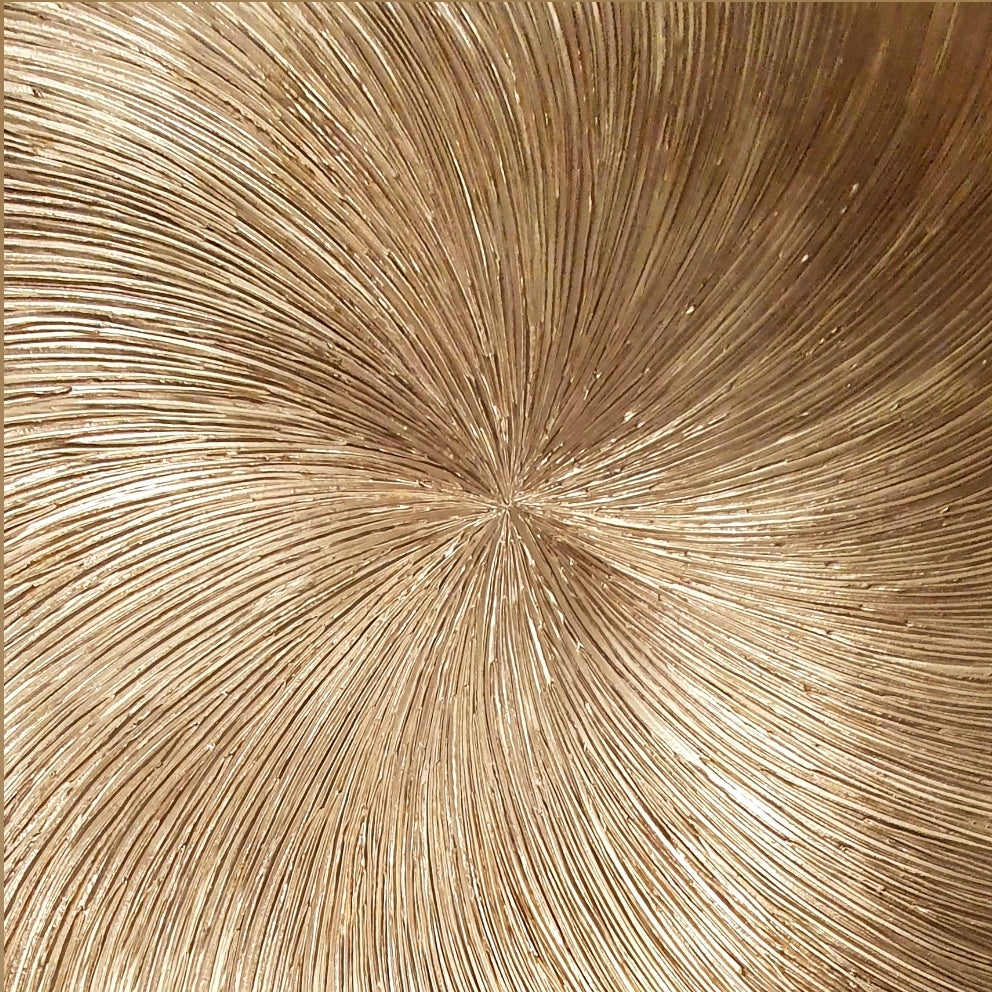 Acrylic abstract artwork  'Golden Spiral'