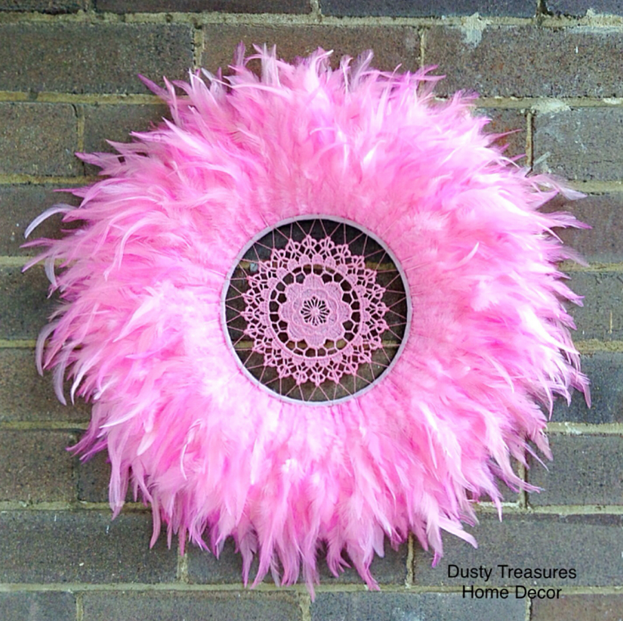 Modern tribal juju hat wall decoration