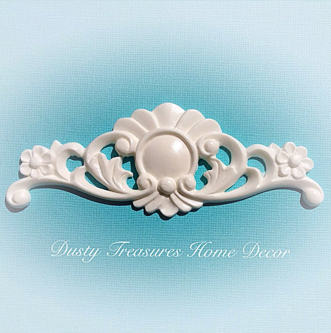 Shabby chic resin furniture applique