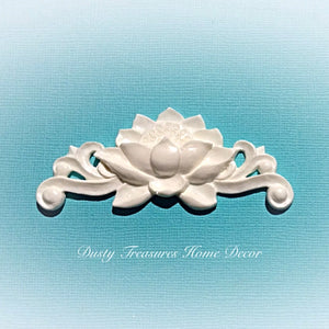 Shabby chic resin furniture applique