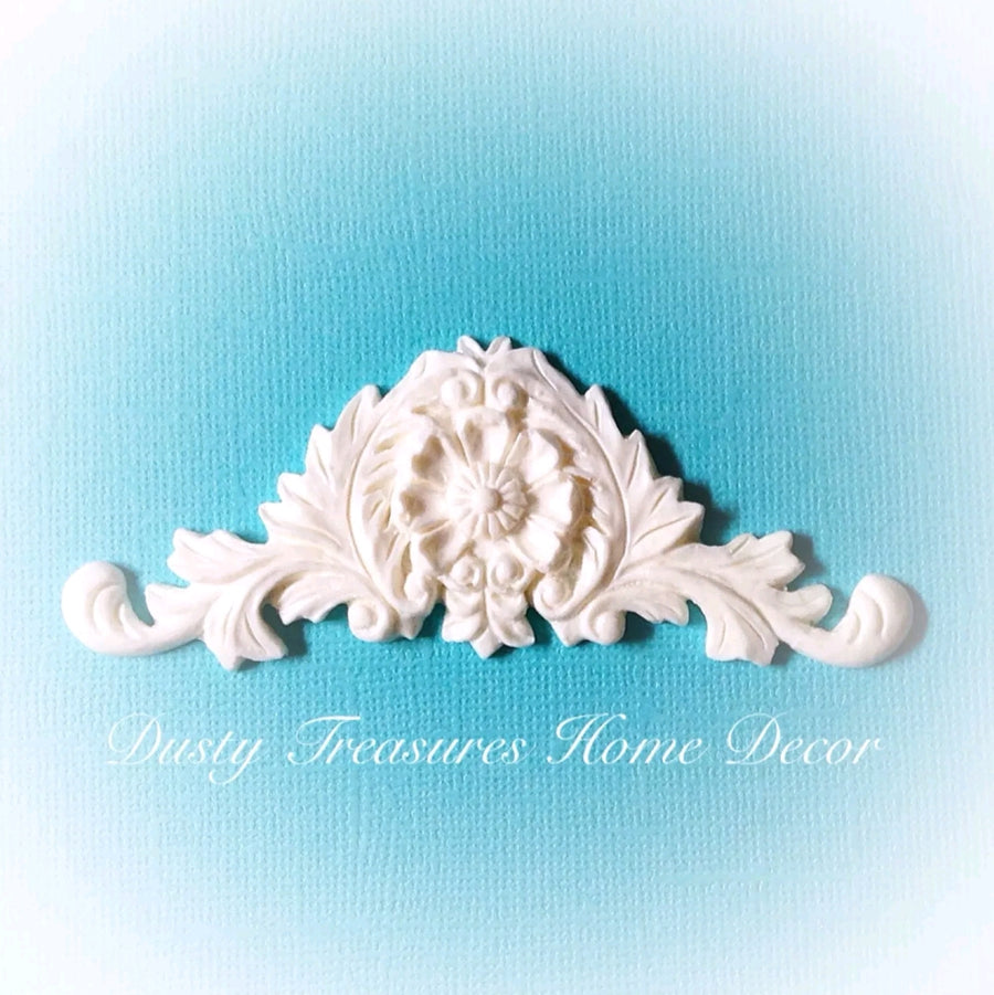 Shabby chic resin furniture applique