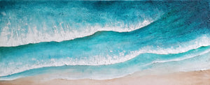 Acrylic abstract artwork  'Ocean Waves'