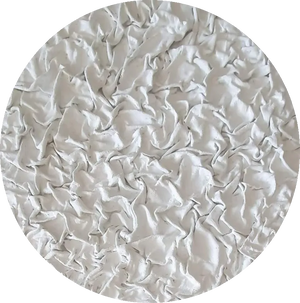 Acrylic sculptural abstract artwork  ''White Cloud"